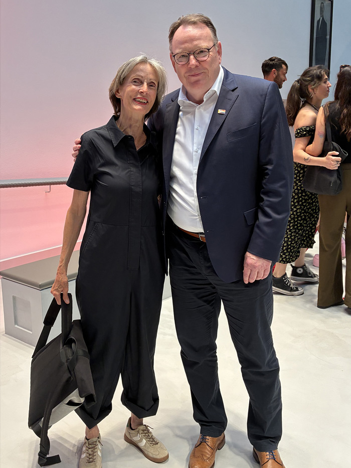 Anne Gutzmann mit Torsten Burmester